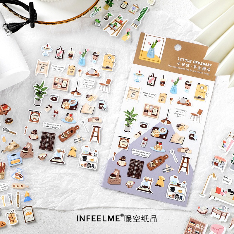 Knock Kncok- 現貨-日常創意ins生活小物手帳裝飾貼4款-細節圖2