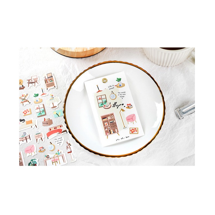 Knock Kncok- 現貨-日常創意ins生活小物手帳裝飾貼4款-細節圖6