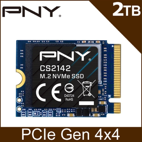 全新現貨 PNY CS2142 2TB M.2 GEN4 2230 PCIe 4.0 SSD-掌機/NB