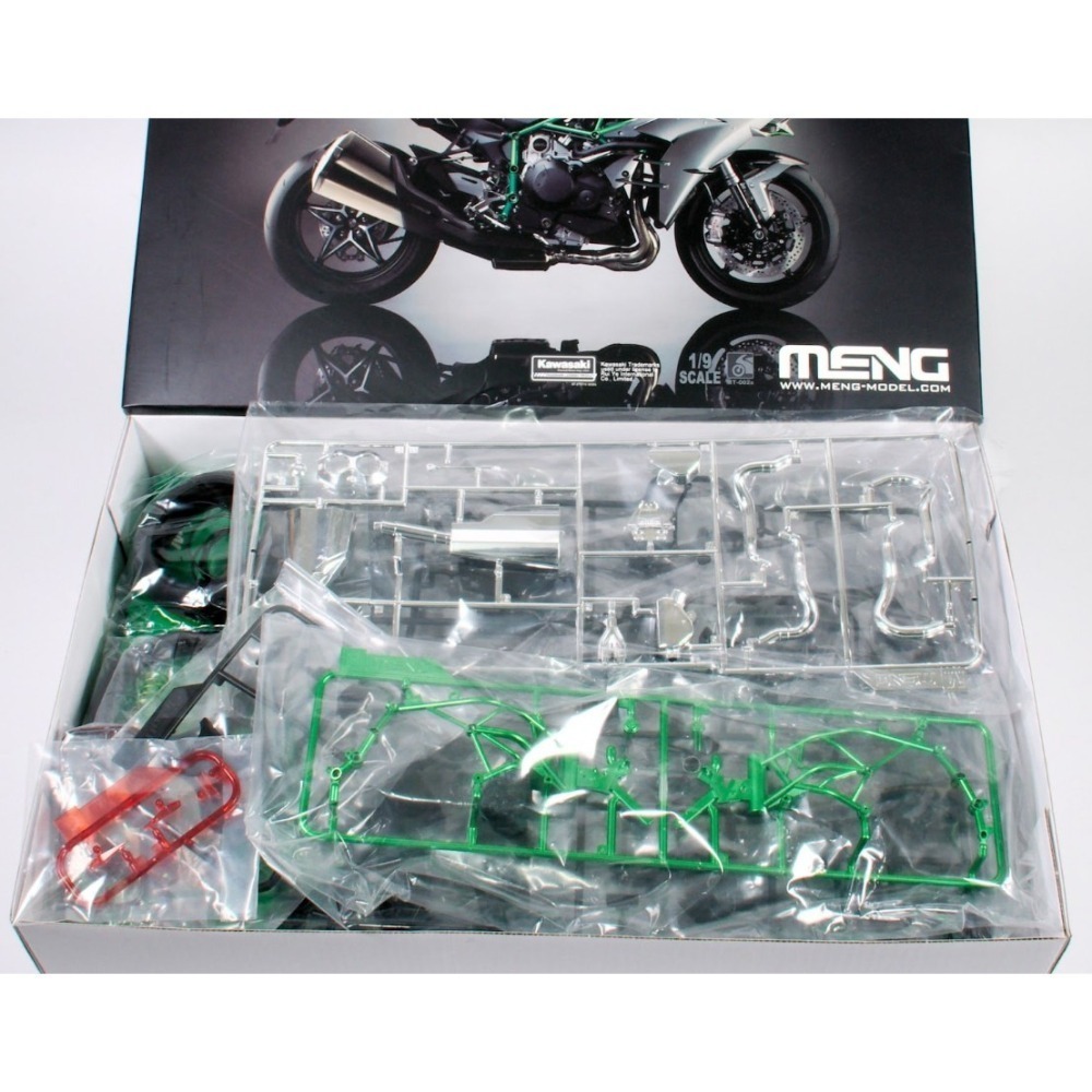 MENG 1/9 悅色版 Kawasaki Ninja H2 街道版 阿湯哥/TOP GUN-細節圖3
