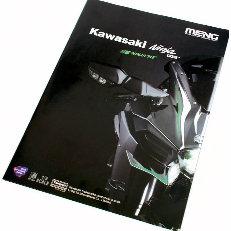 MENG 1/9 悅色版 Kawasaki Ninja H2 街道版 阿湯哥/TOP GUN-細節圖4