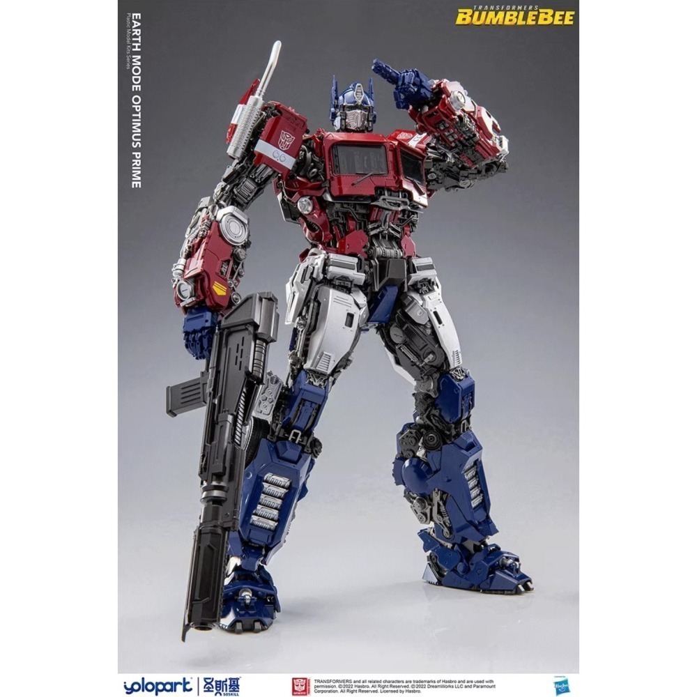聖斯基 YOLOPARK SOSKILL OPTIMUS PRIME 大黃蜂外傳 柯博文 PG等級 組裝模型-細節圖3