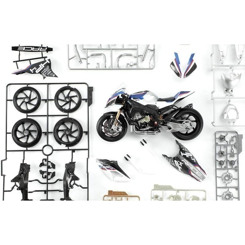 MENG 1/9 BMW HP4 RACE 悅色版 MT-004S -最熱銷的車種-細節圖2