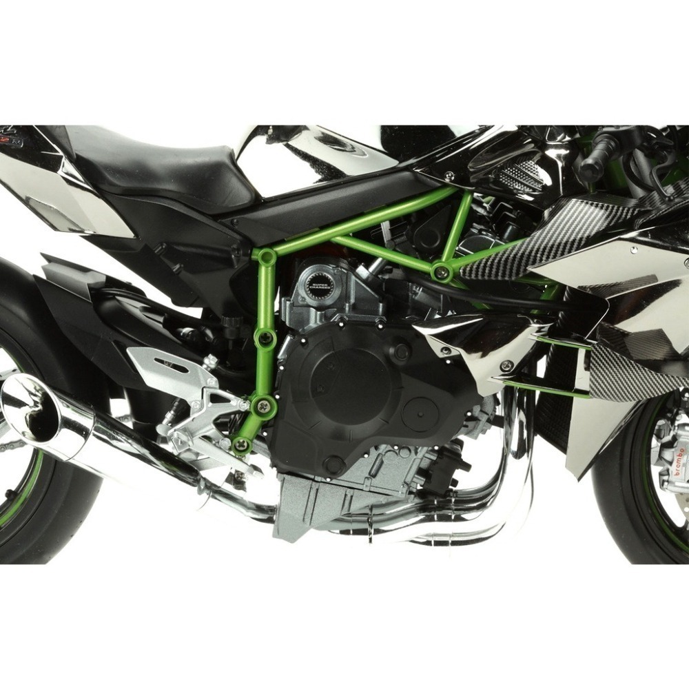 MENG 1/9 悅色版 Kawasaki Ninja H2R 賽道版-細節圖4