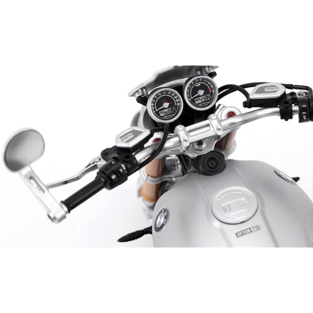 MENG 1/9 BMW R nineT 摩托車 Option 719 鋁原色（悅色版）-細節圖7