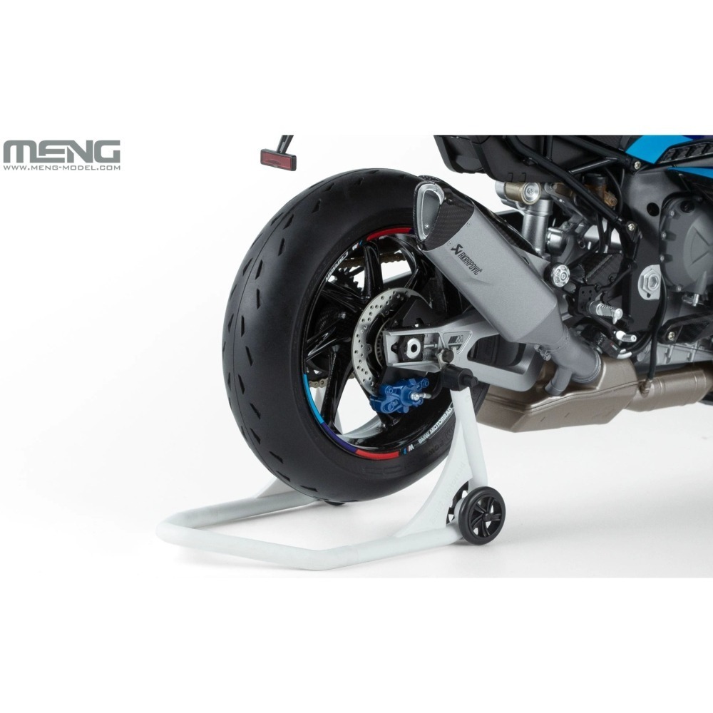 MENG 1/9 MT-009S BMW M 1000RR 摩托車 組裝模型（悅色版）可搭改裝套件-細節圖6