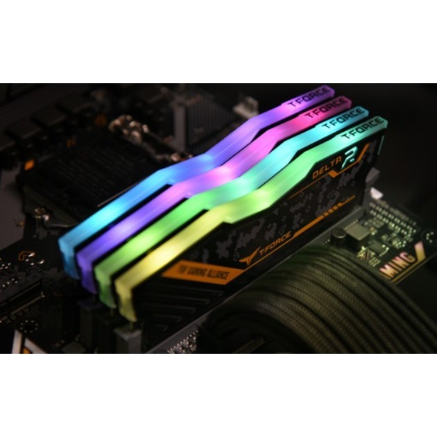 十銓 T-FORCE TUF Gaming RGB DDR4-3200 16GB(8Gx2) C16 認證記憶體-細節圖2