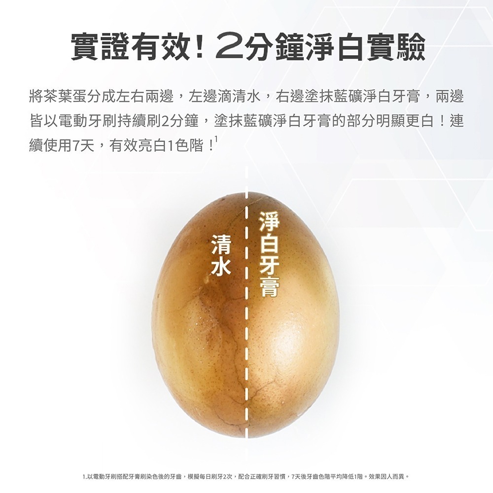 【Lab52齒妍堂】藍礦淨白牙膏110g｜7天1色階 去牙漬 不刺激 抵禦再染色 亮白牙膏 美白牙膏 含氟牙膏-細節圖7