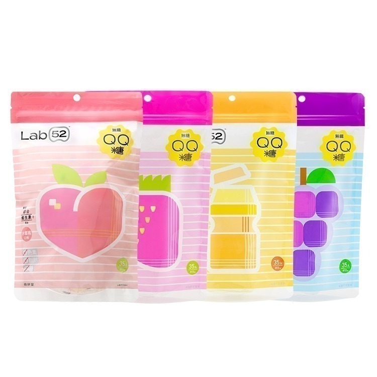 【Lab52齒妍堂】 無糖QQ糖 35顆/入｜哄兒無糖機能零食 益生菌 金盞花 含葉黃素 兒童零食 無糖零食-細節圖2