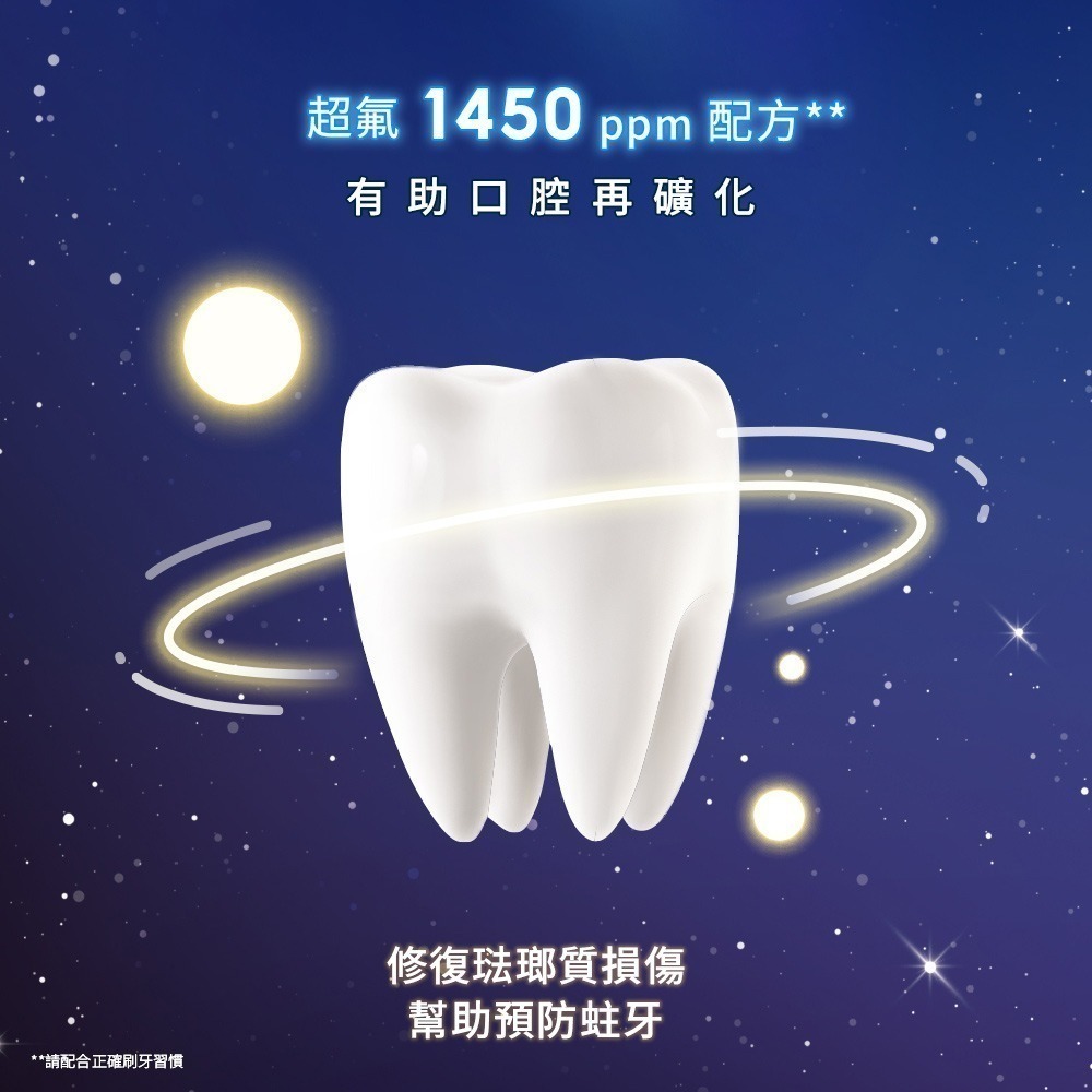 【Lab52齒妍堂】三麗鷗銀河牙膏100g｜期間限定 銀河星鑽粒子 亮白牙齒 拋光淨白 含氟牙膏-細節圖8