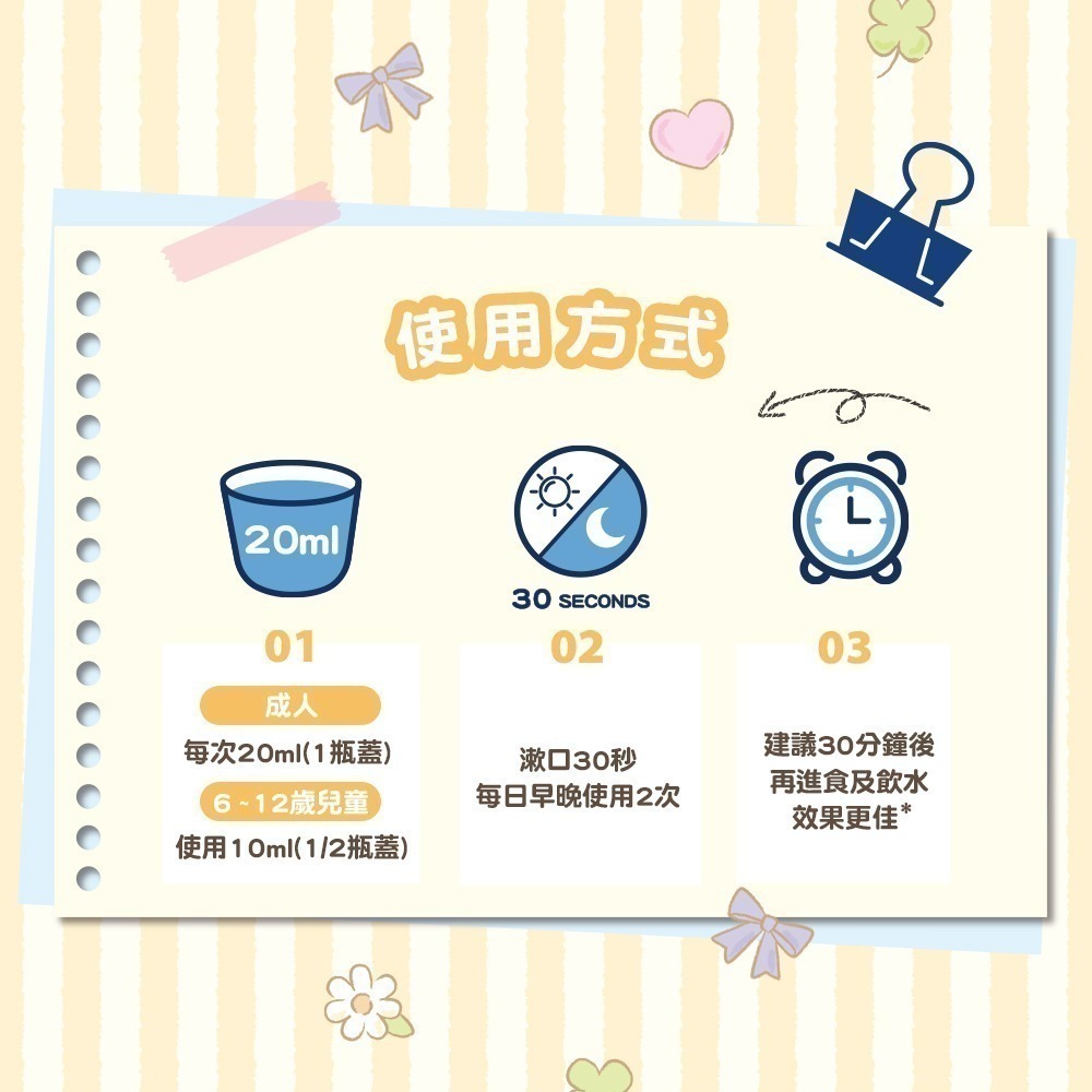 【Lab52齒妍堂】三麗鷗晶透漱口水310g(柑蜜茶韻/海鹽薄荷)｜布丁狗 大耳狗 口氣清新 長效 含氟 無酒精 牙菌-細節圖8