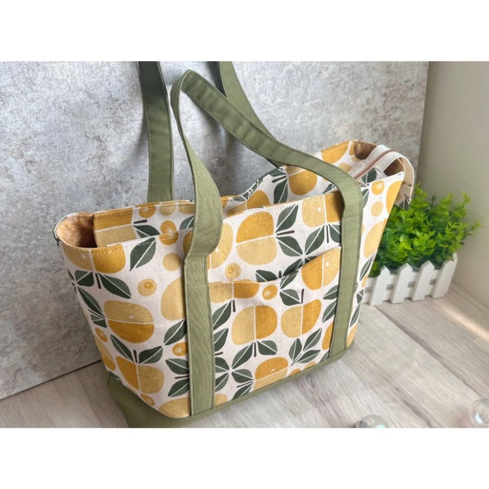 橙光森林 手提肩背托特包 可客製 布料自由挑選-細節圖2