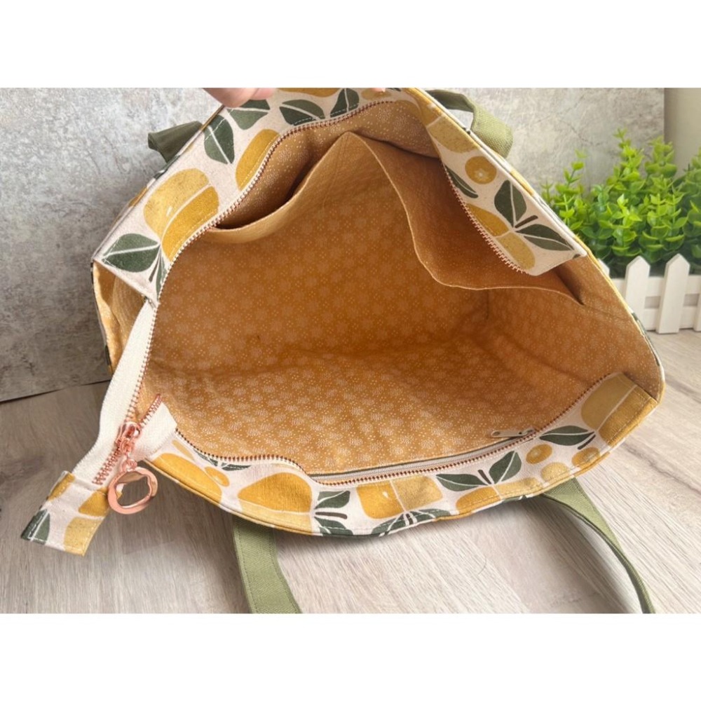 橙光森林 手提肩背托特包 可客製 布料自由挑選-細節圖7