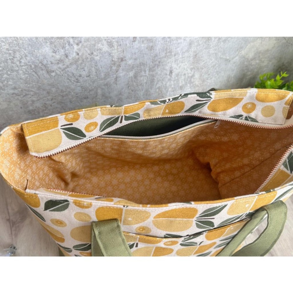 橙光森林 手提肩背托特包 可客製 布料自由挑選-細節圖8