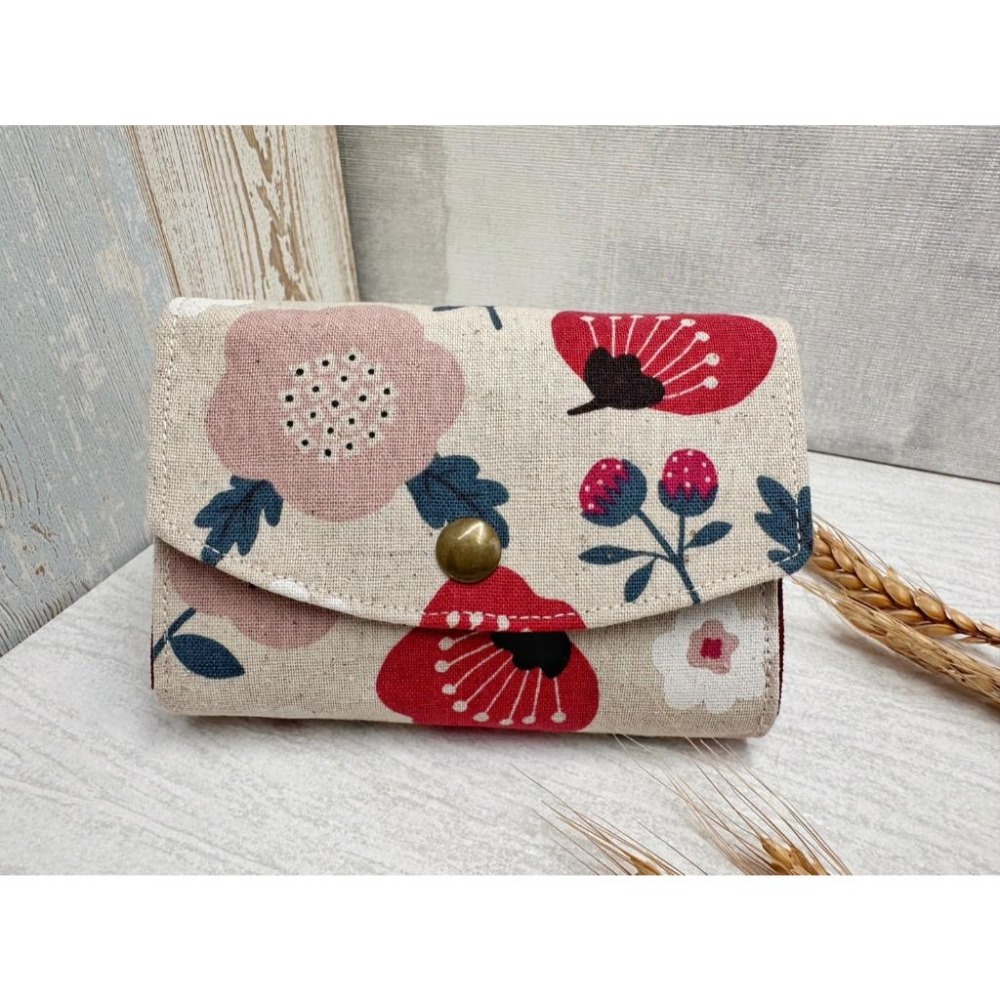 莓果花園 小日和三層包 手拿包 零錢包 輕便 收納包-細節圖2