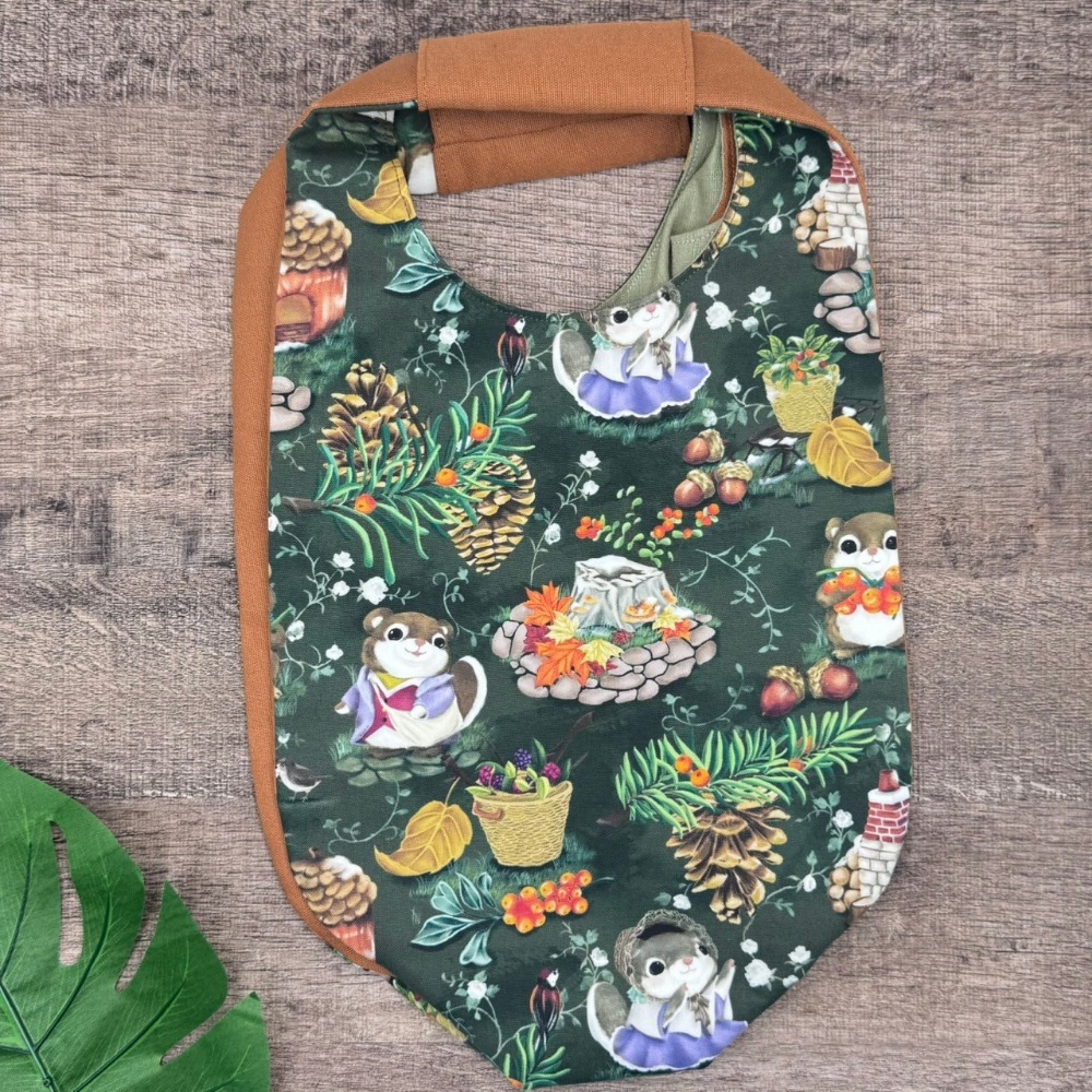 豐收鼠鼠 簡約風拼接手提包 手拿包 輕便包-規格圖10