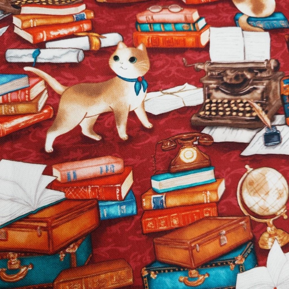 書房躲貓貓 大容量 手提包 肩背包 托特包 手挽包 購物袋 環保袋-細節圖8