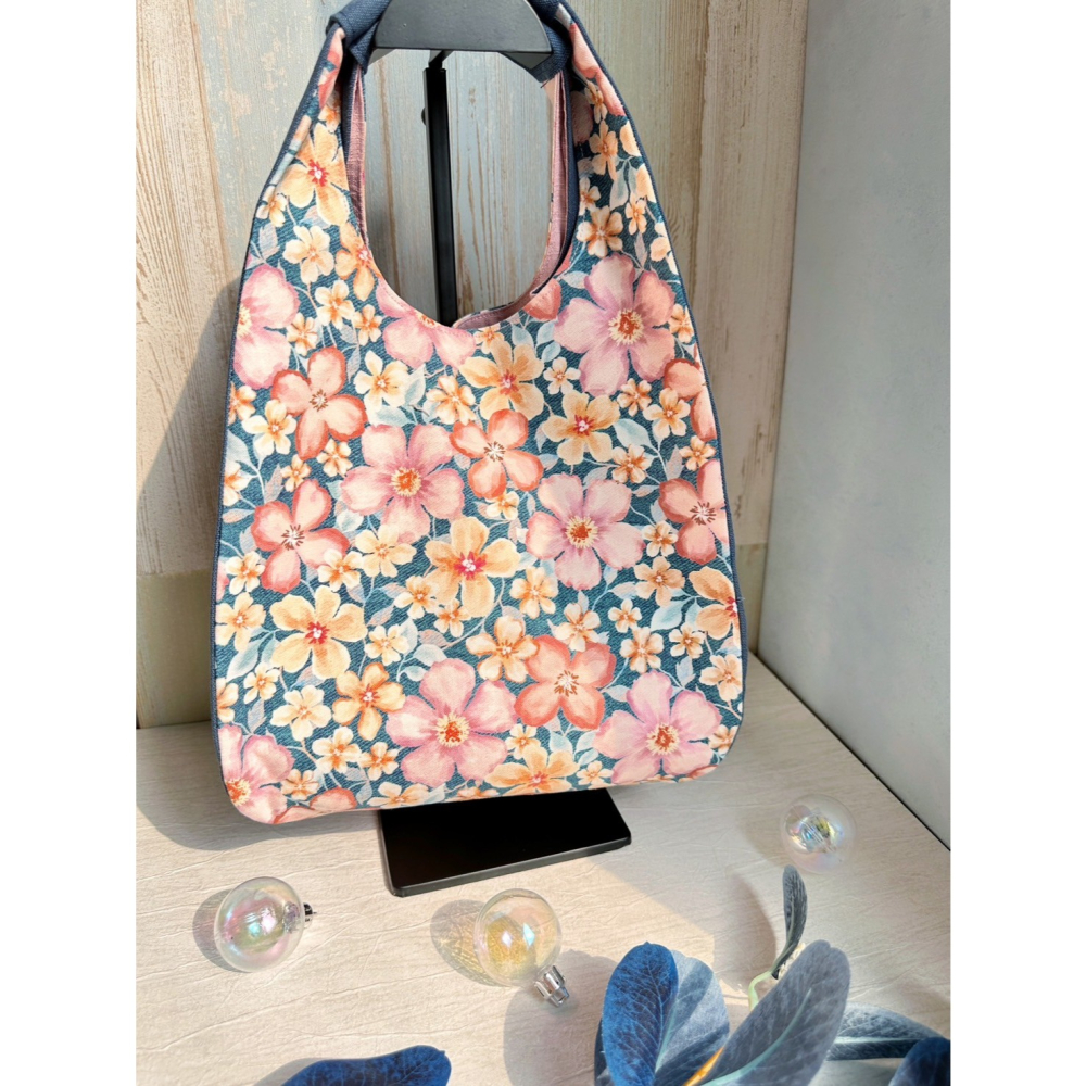 花見小路 簡約風拼接手提包 手拿包 輕便包-細節圖6