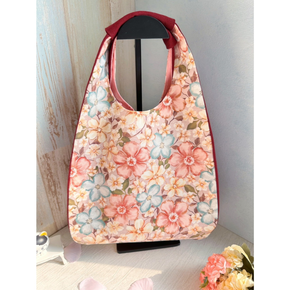 花見小路 簡約風拼接手提包 手拿包 輕便包-細節圖8