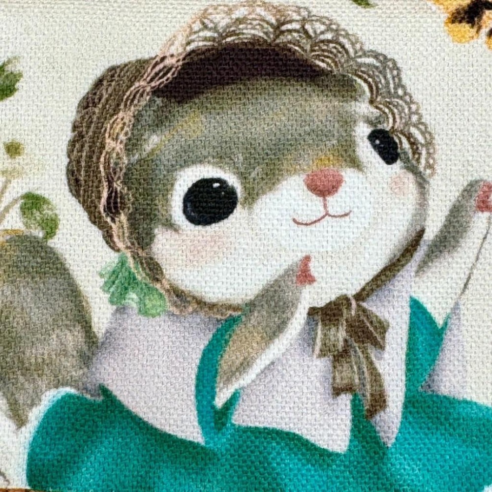 【台灣手作】豐收天竺鼠 牛津布手作三層零錢包 畢業送禮-細節圖8