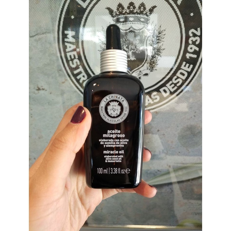 『現貨』西班牙LA CHINATA MIRACLE OIL奇蹟油 100ml 臉部保養油-細節圖2
