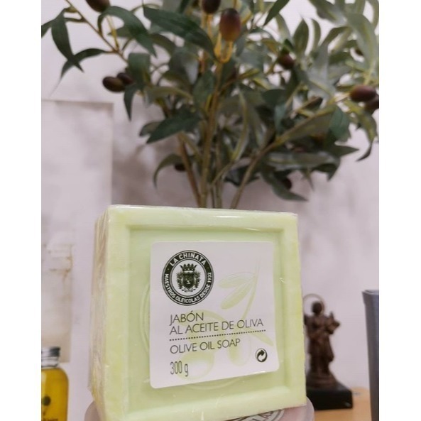 『現貨』西班牙LA CHINATA 極緻經典初榨橄欖油皂OLIVE OIL SOAP  300g-細節圖2