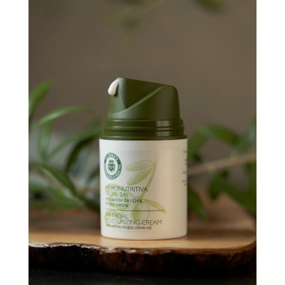 『現貨』西班牙LA CHINATA極緻經典保濕霜 Hidronutritiva Facial 24h 50ML-細節圖3
