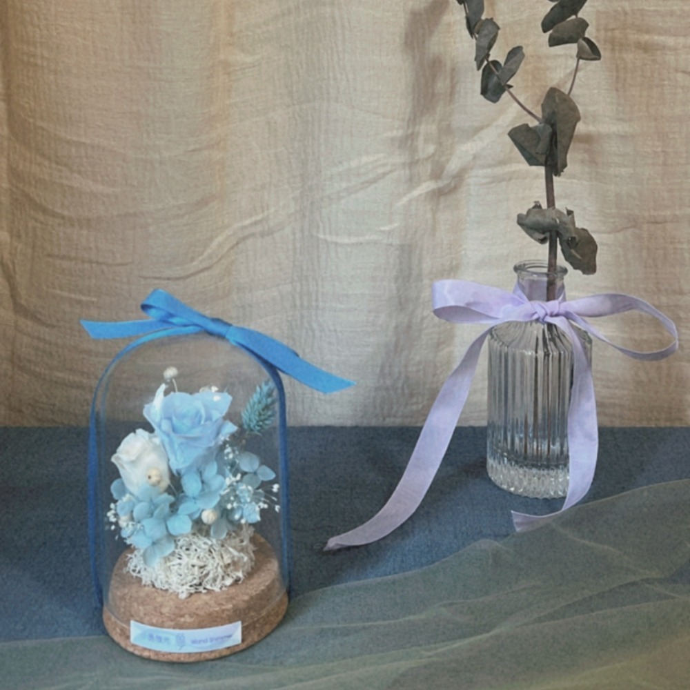 【氣泡飲】軟木塞玻璃花盅-規格圖1