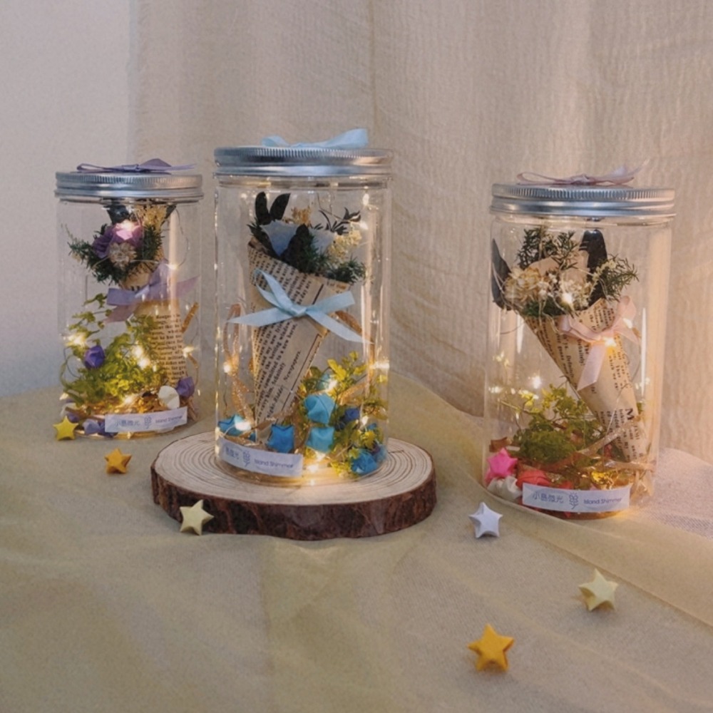 【繁星點點】永生甜筒花束罐-細節圖2