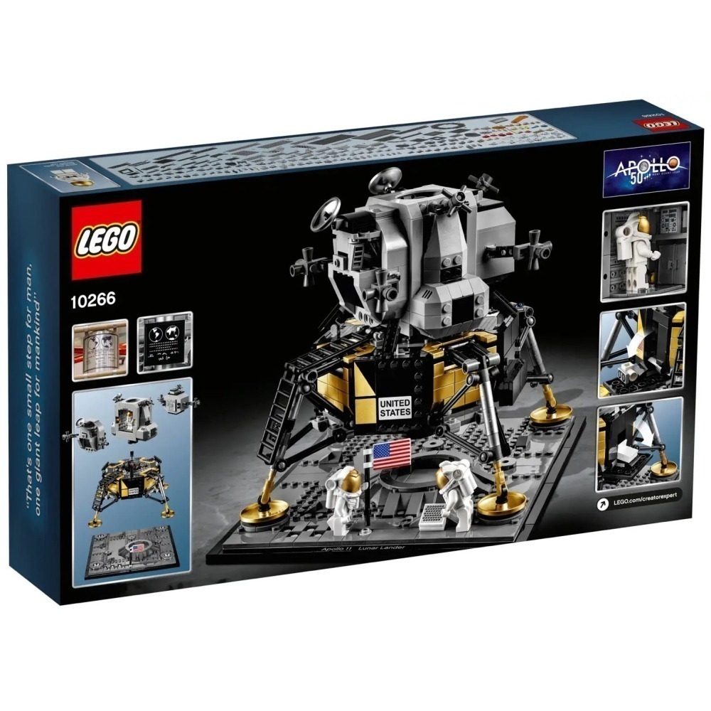 ✪頑聚殿✪ 樂高 LEGO 10266 創意 CREATOR 阿波羅11號 全新現貨-細節圖2