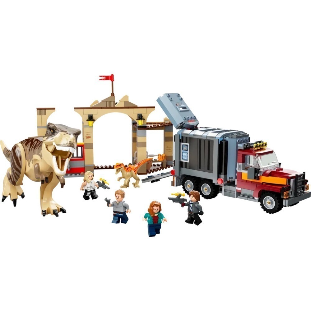 ✪頑聚殿✪ 樂高 LEGO 76948 侏儸紀 Jurassic 霸王龍和野蠻盜龍逃脫 全新現貨-細節圖3