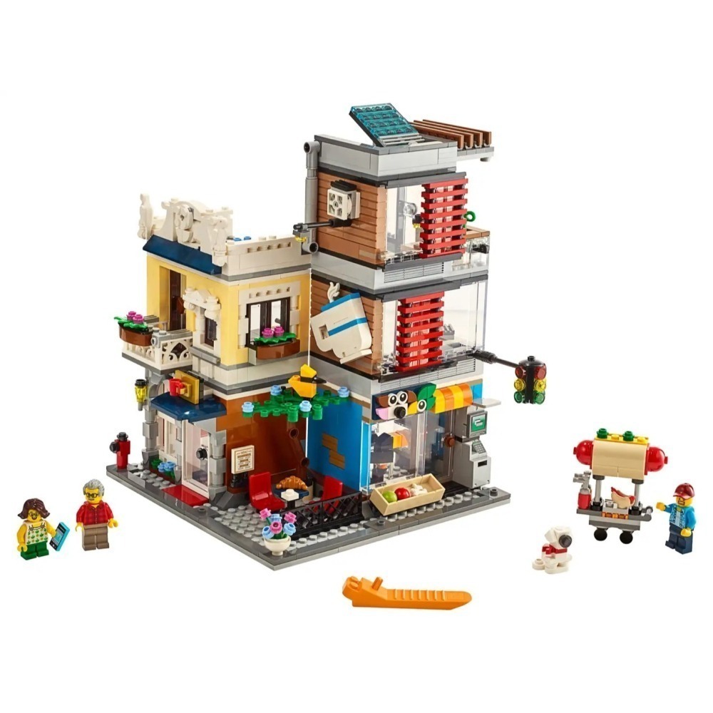 ✪頑聚殿✪ 樂高 LEGO 31097 創意 CREATOR 寵物店和咖啡廳 全新現貨-細節圖3