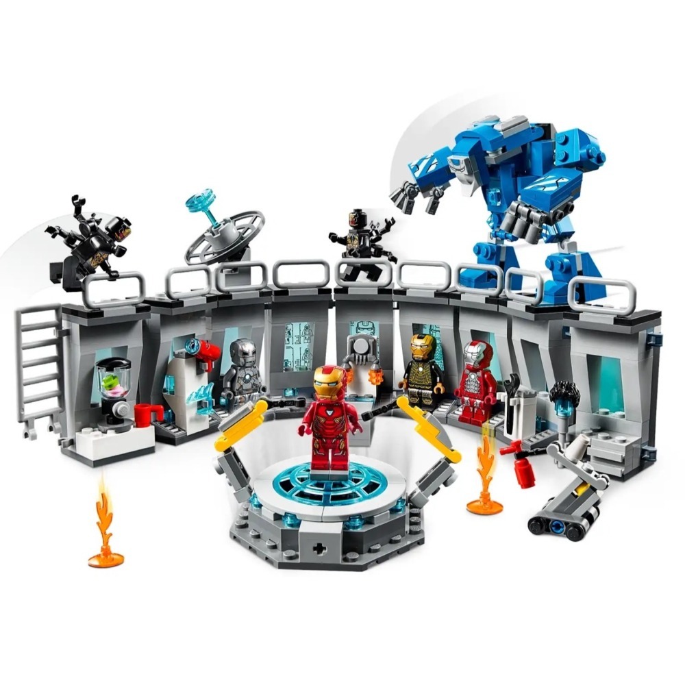 ✪頑聚殿✪ 樂高 LEGO 76125 漫威 Marvel 鋼鐵人格納庫基地 全新現貨-細節圖4