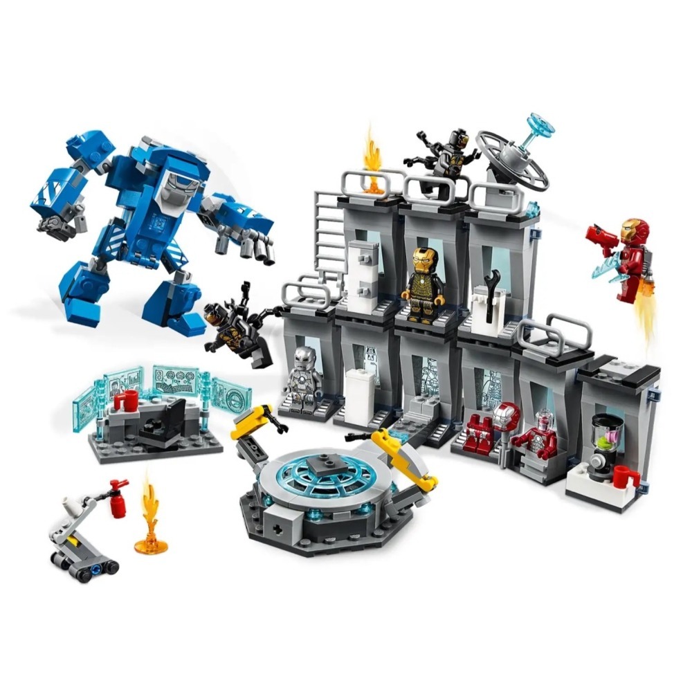 ✪頑聚殿✪ 樂高 LEGO 76125 漫威 Marvel 鋼鐵人格納庫基地 全新現貨-細節圖5