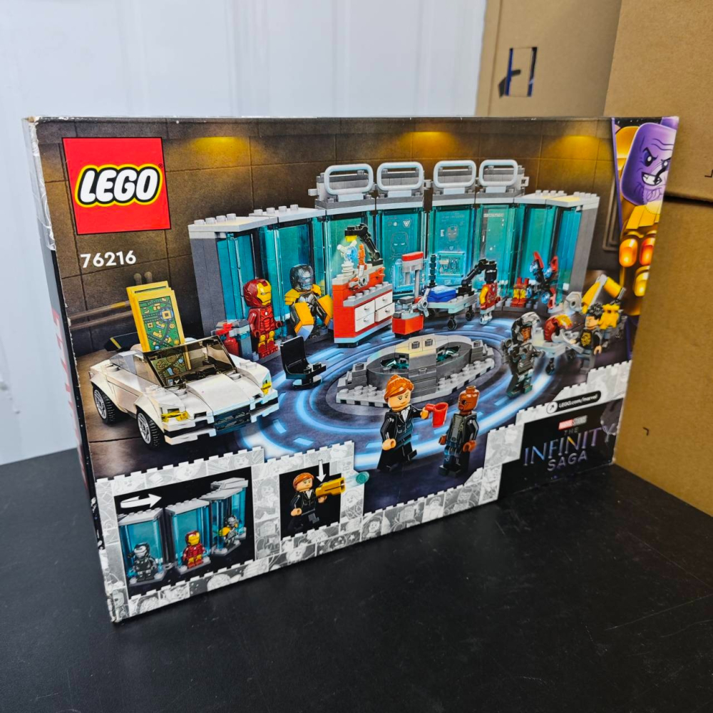 ✪頑聚殿✪ 樂高 LEGO 76216 漫威 Marvel 鋼鐵人格納庫 全新現貨-細節圖2