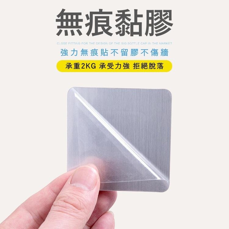 大信百貨》拉絲貼片 沐浴瓶掛架【全網最低價】免釘 免打孔 防潮 防水 沐浴乳掛架 置物架 收納架-細節圖5