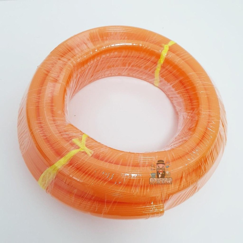 大信百貨》 特厚2mm水管 塑膠水管 彈力水管 橘色水管 軟管水管 PVC水管 足4分7水管 台灣製