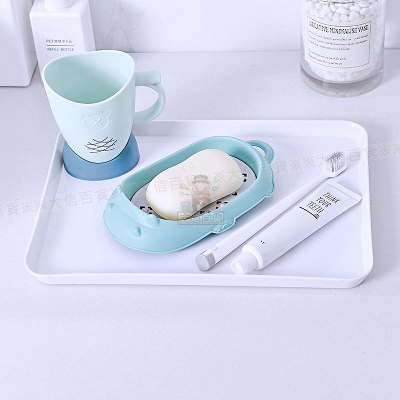 大信百貨》 河馬家族 瀝水皂盒 肥皂盒 北歐 皂盒 無痕皂盒 河馬-細節圖3