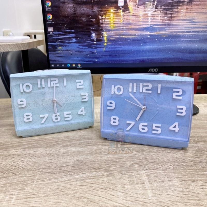 《大信百貨》立體數字 麥稈大方鬧鐘 桌上型指針鬧鐘 數字指針夜光 糖果鬧鍾 鈴聲鬧鈴 學生 貪睡鬧鐘 時鐘 鬧鐘-細節圖2