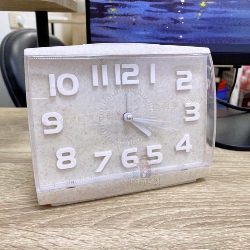 《大信百貨》立體數字 麥稈大方鬧鐘 桌上型指針鬧鐘 數字指針夜光 糖果鬧鍾 鈴聲鬧鈴 學生 貪睡鬧鐘 時鐘 鬧鐘-細節圖9