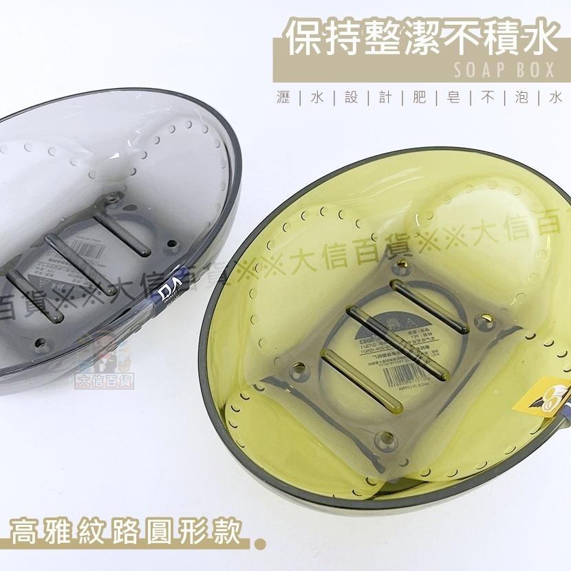 大信百貨》高雅琉璃色 質感肥皂盒 瀝水香皂盒 廚房浴室速乾 肥皂盒 肥皂架 香皂盒 節省肥皂神器-細節圖3