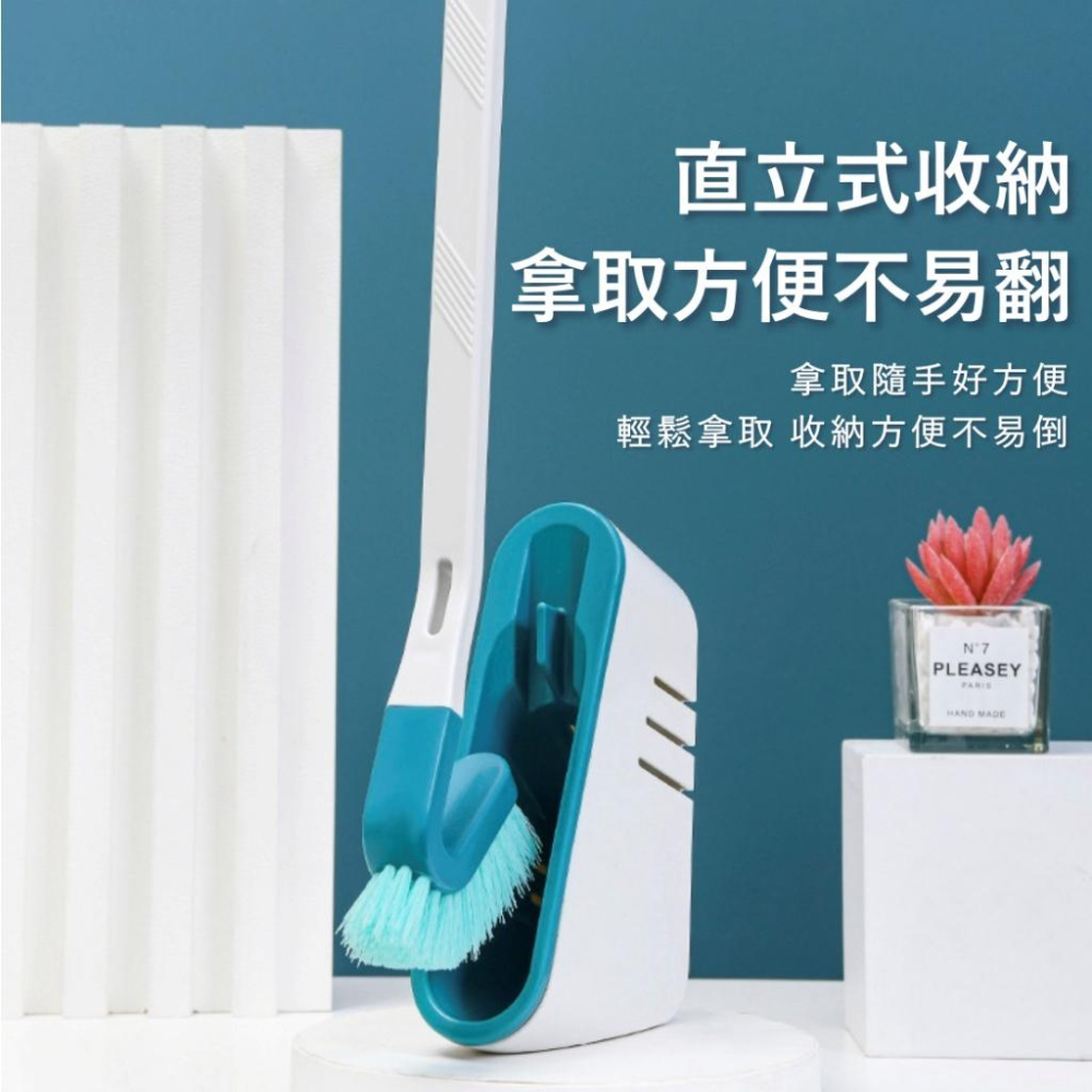 大信百貨》日式 直立馬桶套裝【🔥新品推薦】馬桶刷壁掛 廁所刷 馬桶刷架-細節圖2