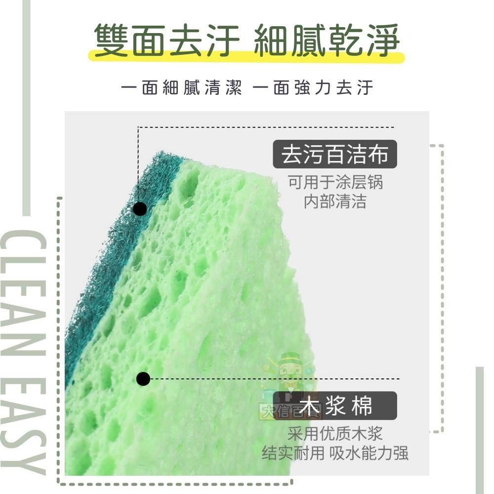 大信百貨》木漿海綿【全網最低價】洗碗海綿 去污 海綿 菜瓜布 碗盤 鍋具 餐具 廚房清潔 洗鍋 洗碗 清潔，木漿棉-細節圖7