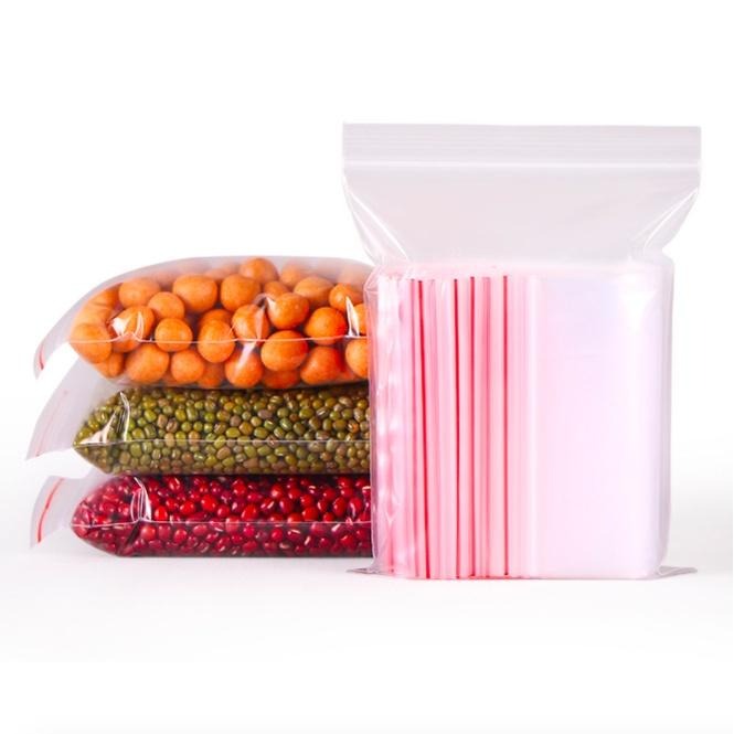 大信百貨》【大款】PE夾鏈袋00~5號 PP袋 100入 拉鏈袋 飾品袋 規格袋 保鮮袋 拉鍊袋 白底袋，冷凍袋-細節圖2