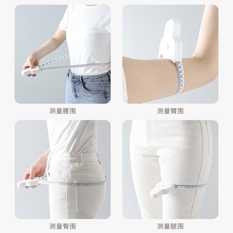 大信百貨》三圍測量尺【高顏值✨】圍尺 量腰圍軟尺 皮尺 迷你捲尺 隨身量尺 三圍測量尺 胸圍尺 臀圍尺 量衣尺 量尺-細節圖2