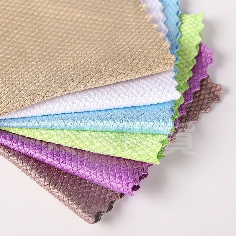 魚鱗抹布 大規格 1入 菱格水無痕抹布 無水痕鱗格布 無水痕鱗格布 魚鱗格無水痕布 大信百貨-細節圖9