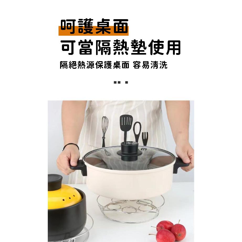 大信百貨》不鏽鋼兩用蒸架【新品上架💕】不銹鋼蒸架 隔水加熱架 電鍋蒸架 雞蛋蒸架 氣炸鍋 電鍋架-細節圖5