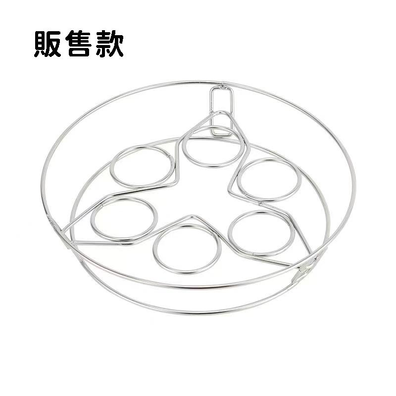 大信百貨》不鏽鋼兩用蒸架【新品上架💕】不銹鋼蒸架 隔水加熱架 電鍋蒸架 雞蛋蒸架 氣炸鍋 電鍋架-細節圖9