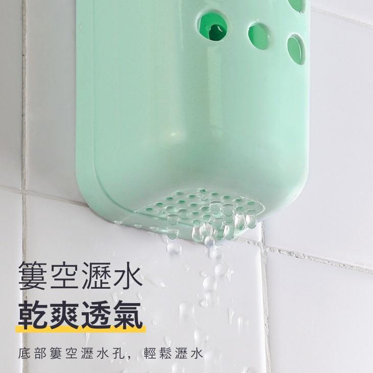 大信百貨》帶蓋壁掛瀝水筷筒【新品下殺】廚房收納架 餐具收納 刀架 筷子筒 筷子收納 筷筒 壁掛餐具瀝水架-細節圖3