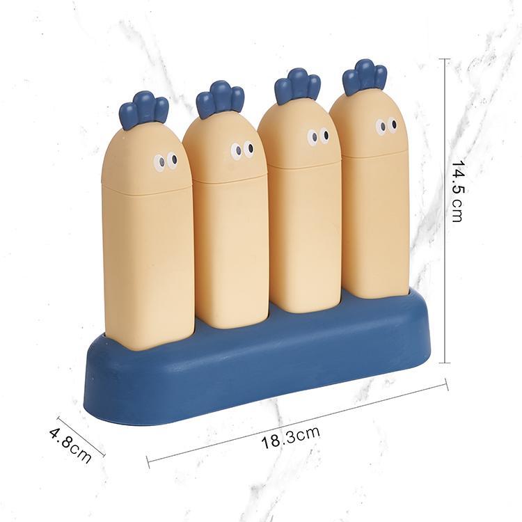 大信百貨》4入冰棒模具組【全網最低價】可愛冰棒模具 冰棒模具 雪糕模具 造型冰棒模具 帶蓋冰模具 製冰盒 製冰模具 冰模-細節圖7